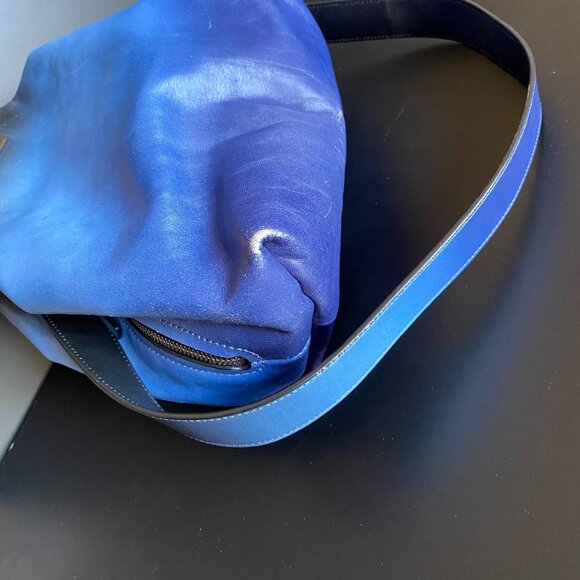 Marc By Marc Jacobs Blue Leather Ombre 2 Way Shoulder Bag - Picture 9 of 12